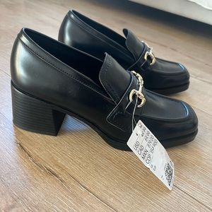 H&M loafer heels size 8